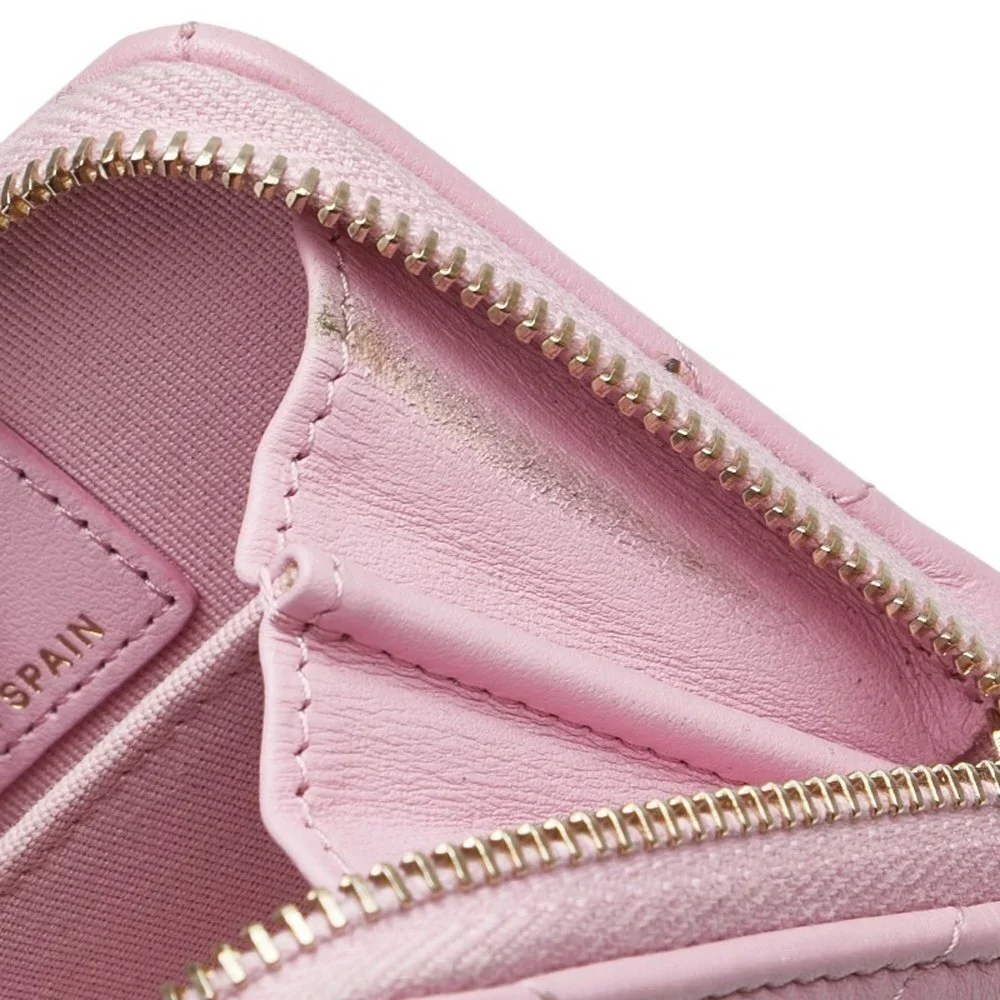 CHANEL pink lambskin